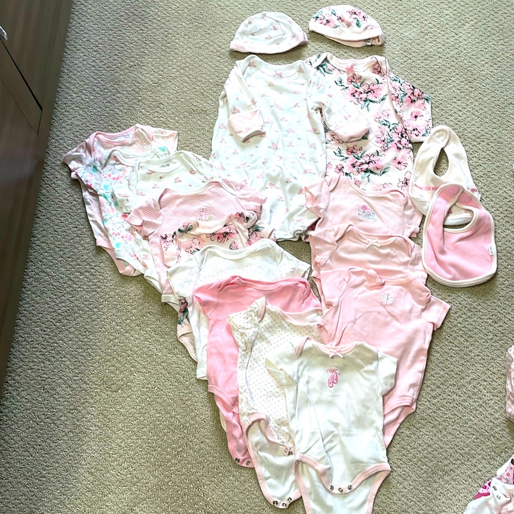 Little me collection! Baby girls 0-3months clothing